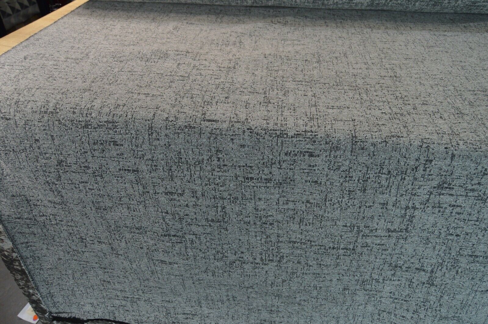 Grey charcoal fleck upholstery fabric chenille durable robust ideal for sofa - Image 5