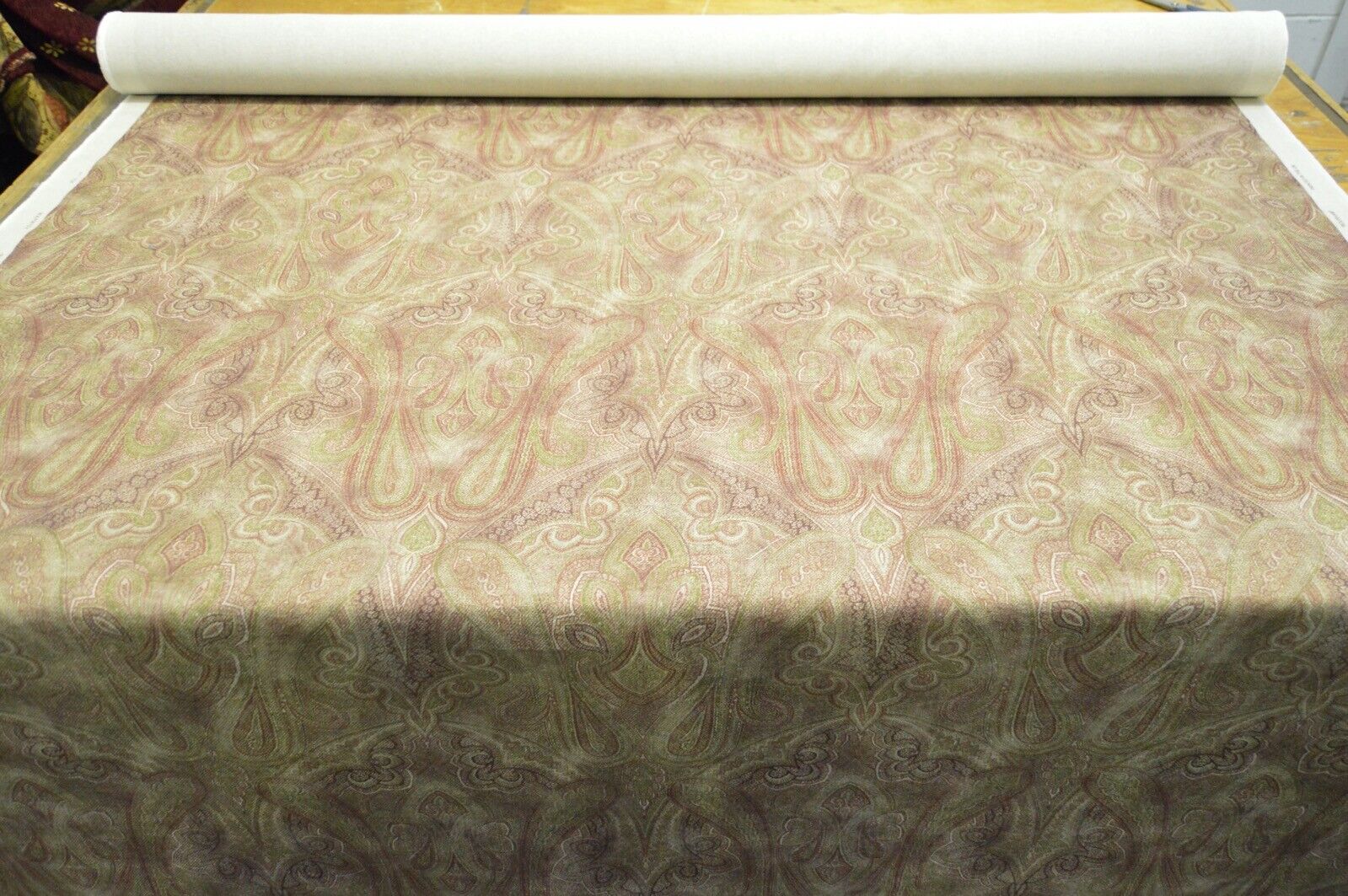 Warwick Rousham in colour Antique cotton linen blend deisgner fabric 9 METRES - Image 6