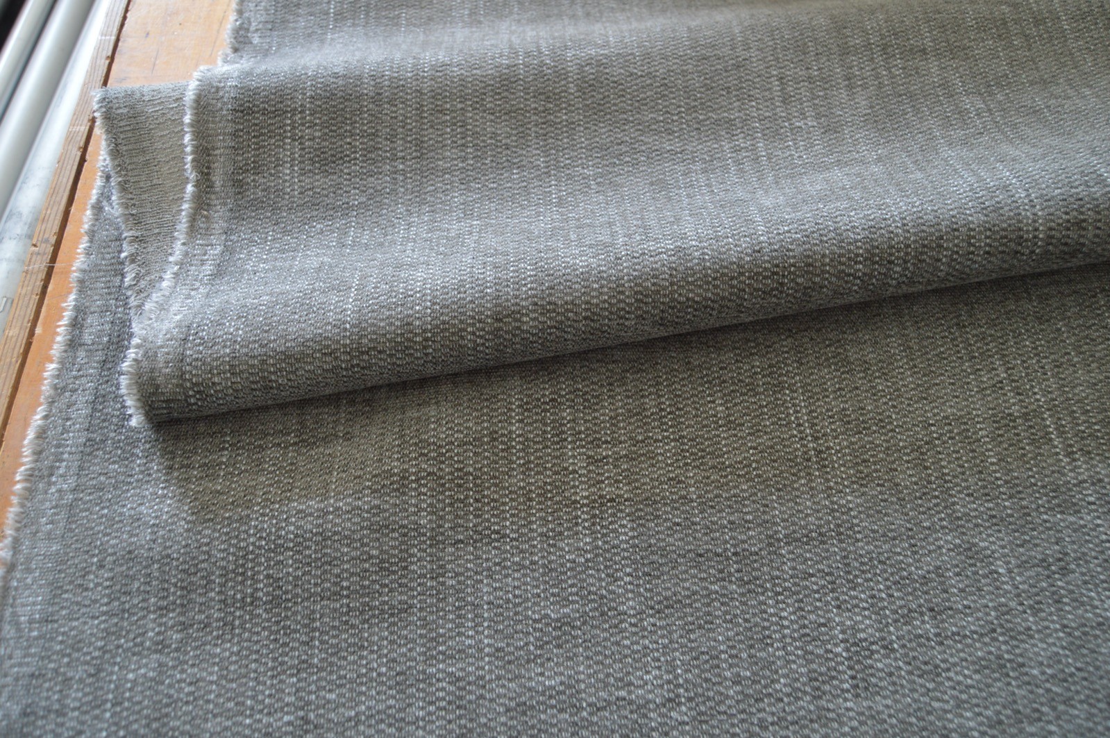 upholstery fabric grey textured soft chenille robust durable - Image 3