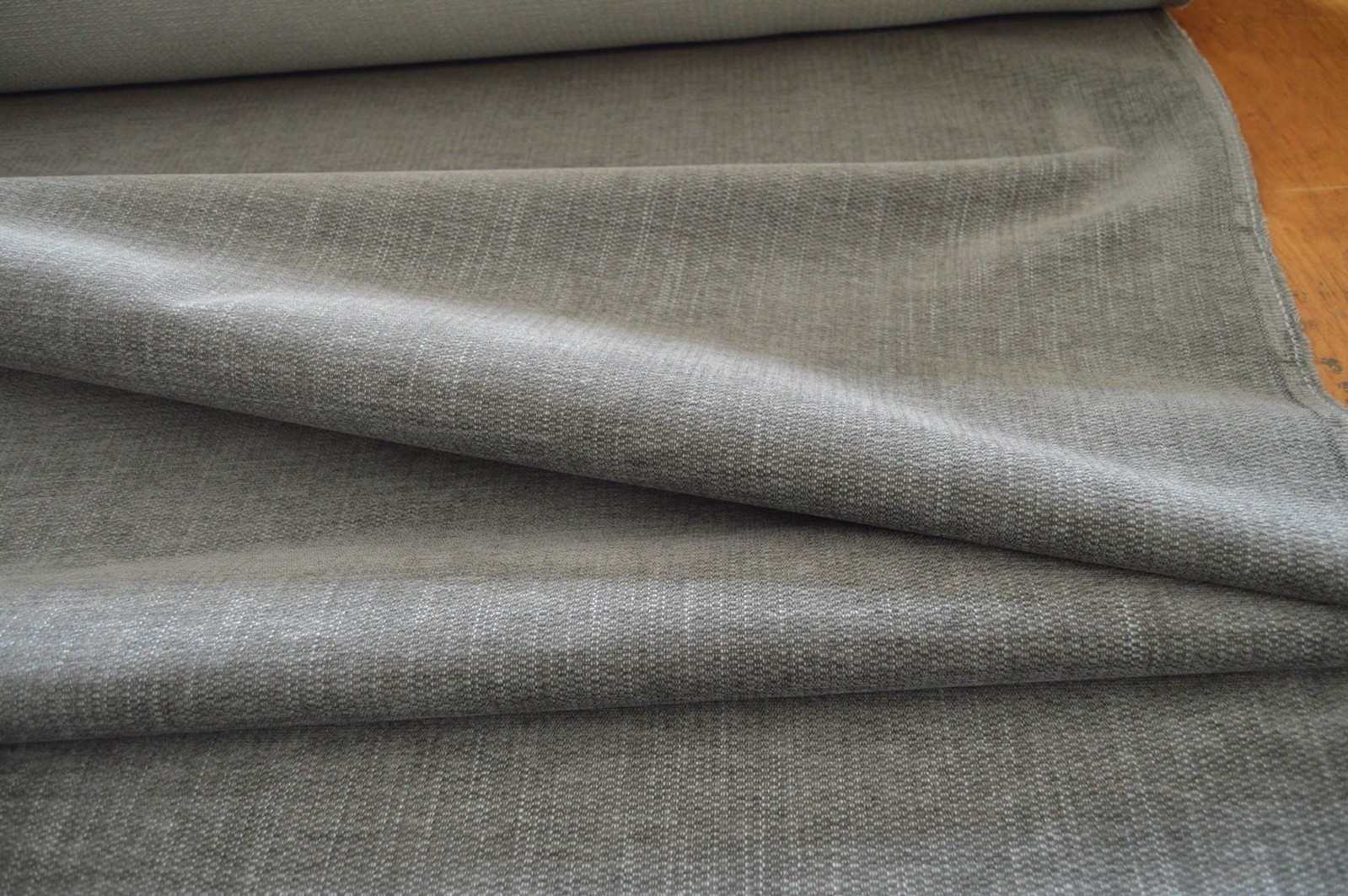 upholstery fabric grey textured soft chenille robust durable - Image 5