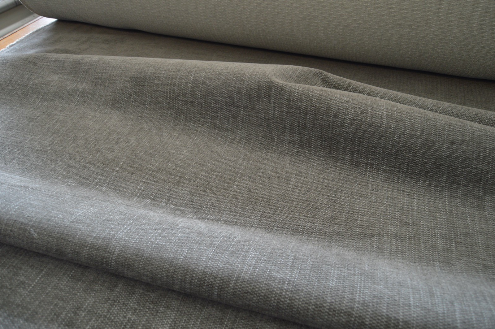 upholstery fabric grey textured soft chenille robust durable