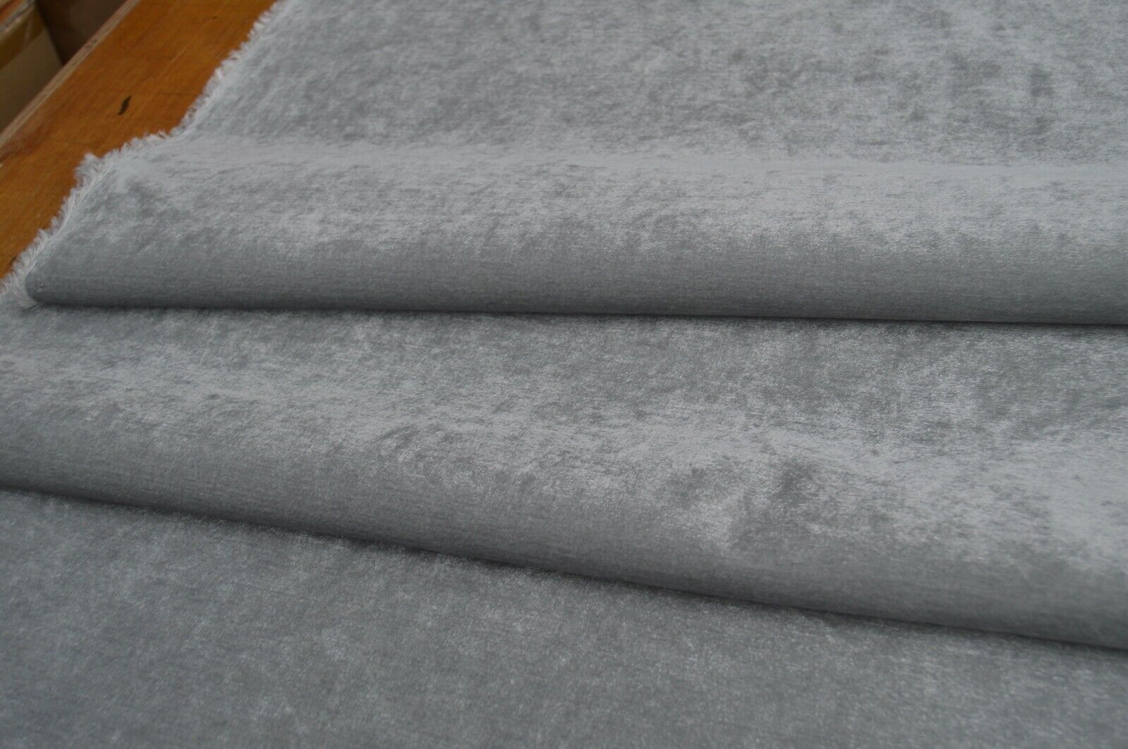 upholstery fabric silver velvet chenille super soft material robust material - Image 3